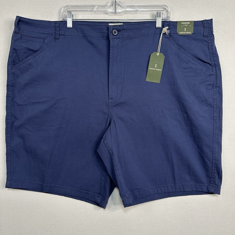 Mutual Weave‎ The Walking Short Men's Size 52 Blue Hiking Golfing